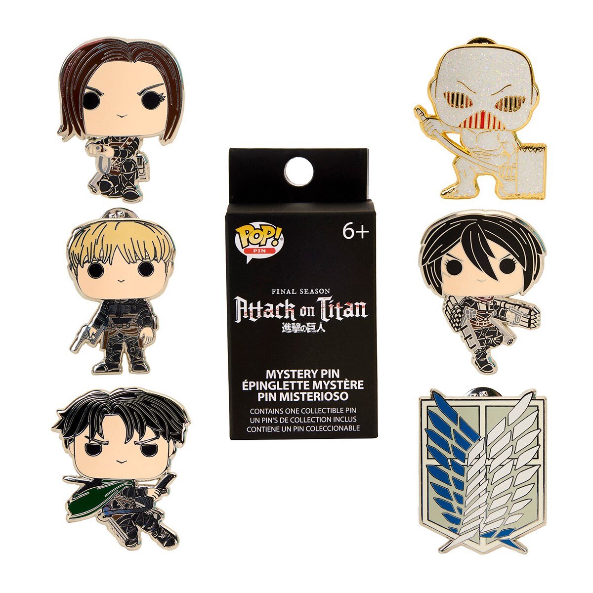 Enamel Pins Aot S4 Ataque a los Titanes Temporada 4 1