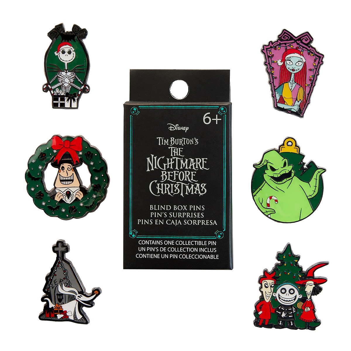 Enamel Pins WD NBC Seasonal Disney Pesadelo antes do Natal 1