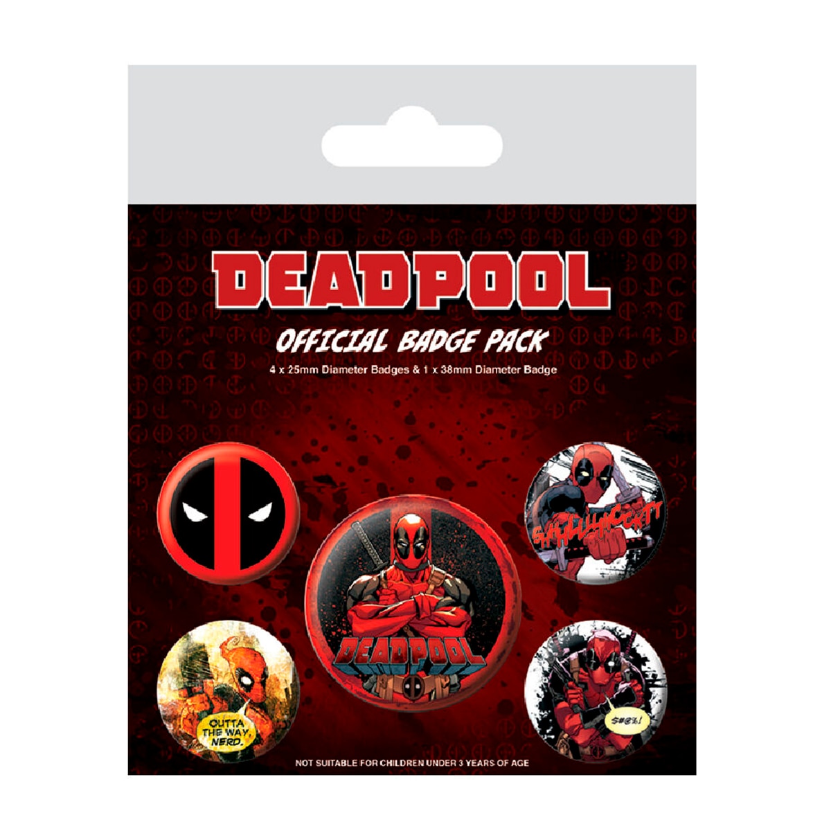 Chapas set Deadpool Marvel Pyramid 1
