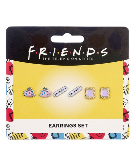 Imagem 0 de Conjunto de 3 brincos Friends