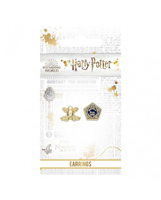 Brincos Harry Potter Rã de chocolate e caixa 3