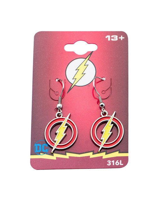 Imagem 0 de Brincos Emblema The Flash DC Comics