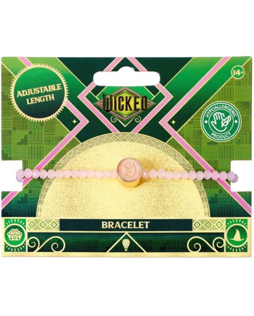 Pulseira Glinda rosa cuarzo Wicked 2