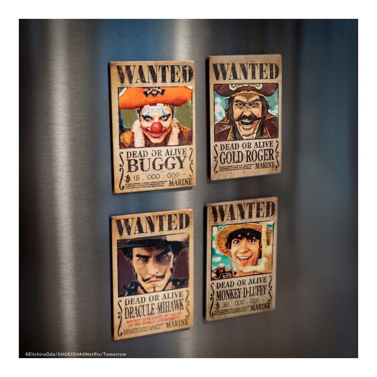 Imanes Set-4 One Piece Reward imagen real 2