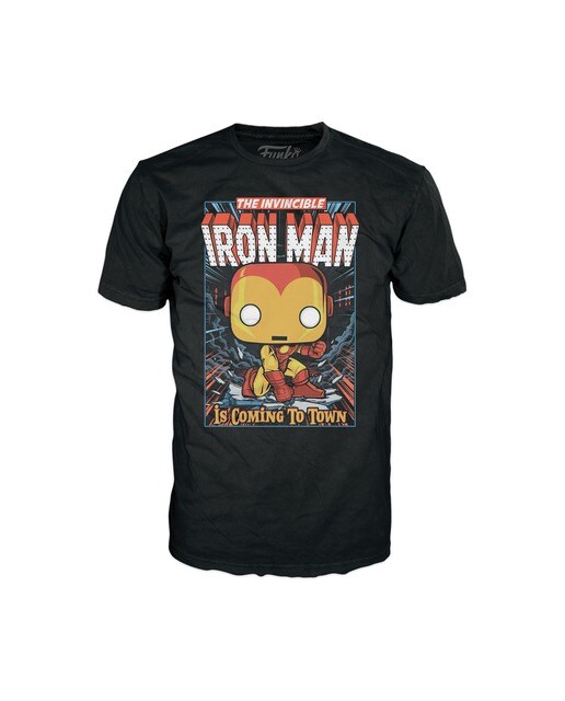 Camiseta Pop & Tee Holiday Iron Man Funko 2