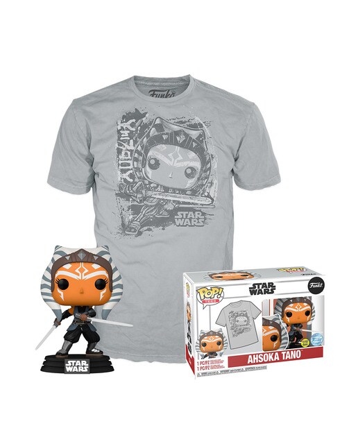 T-shirt Pop & Tee Ahsoka The Mandalorian Star Wars 1
