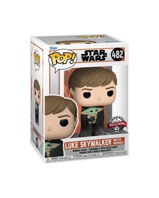Figura Pop & Tee Luke com Child The Mandalorian 2