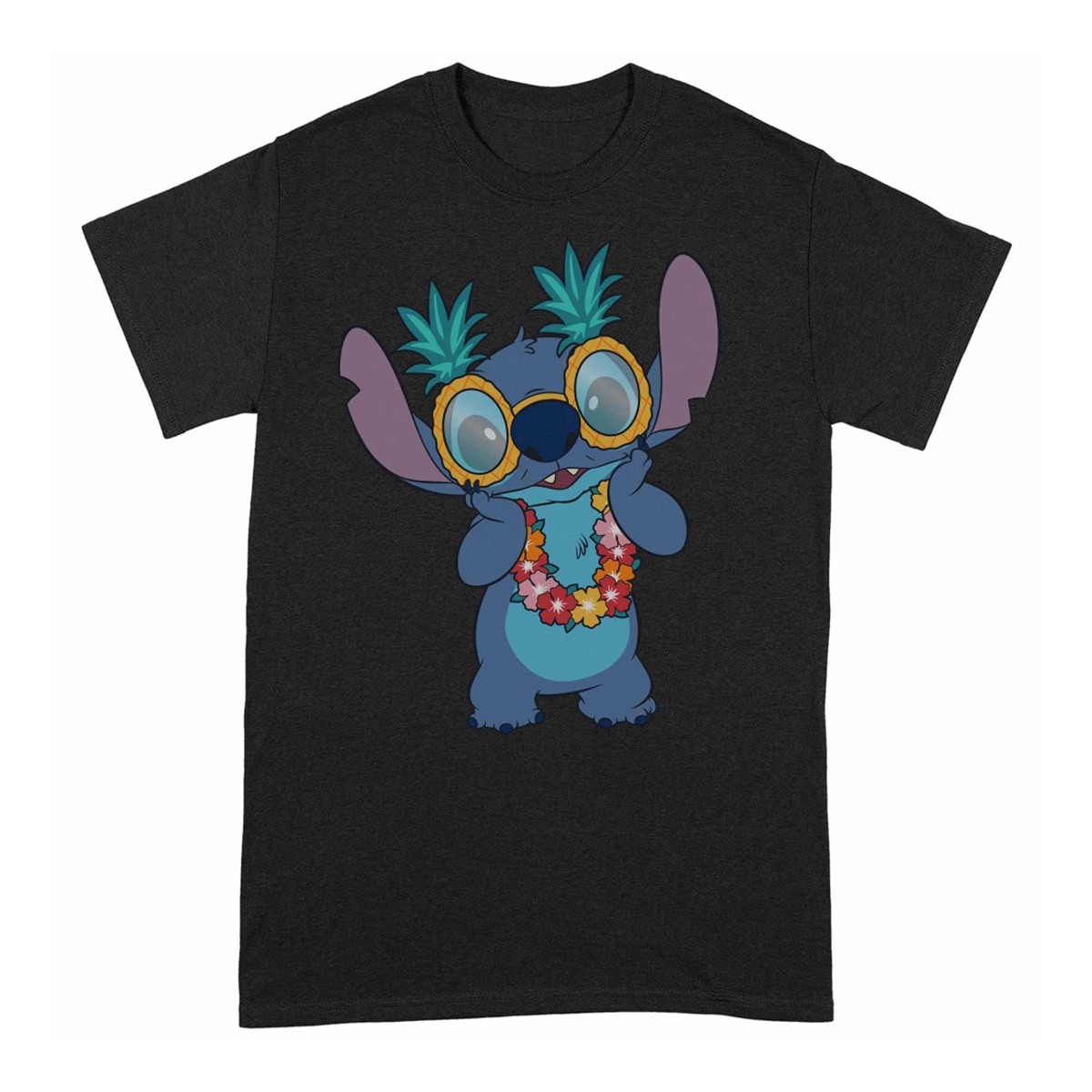 Imagem 0 de T-shirt Stitch Óculos e Ananás Lilo e Stitch Disney