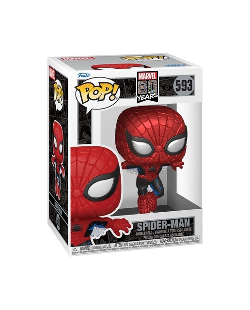 Conjunto de T-shirt Pop & Tee Spiderman Comic Cov Marvel 3