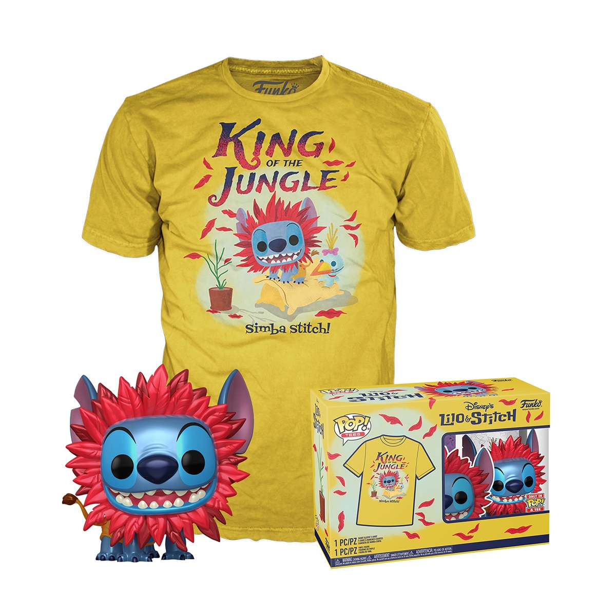 Imagem 0 de T-shirt Pop & Tee Simba Disney Lilo e Stitch