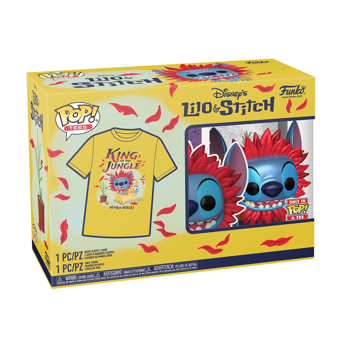 T-shirt Pop & Tee Simba Disney Lilo e Stitch 2
