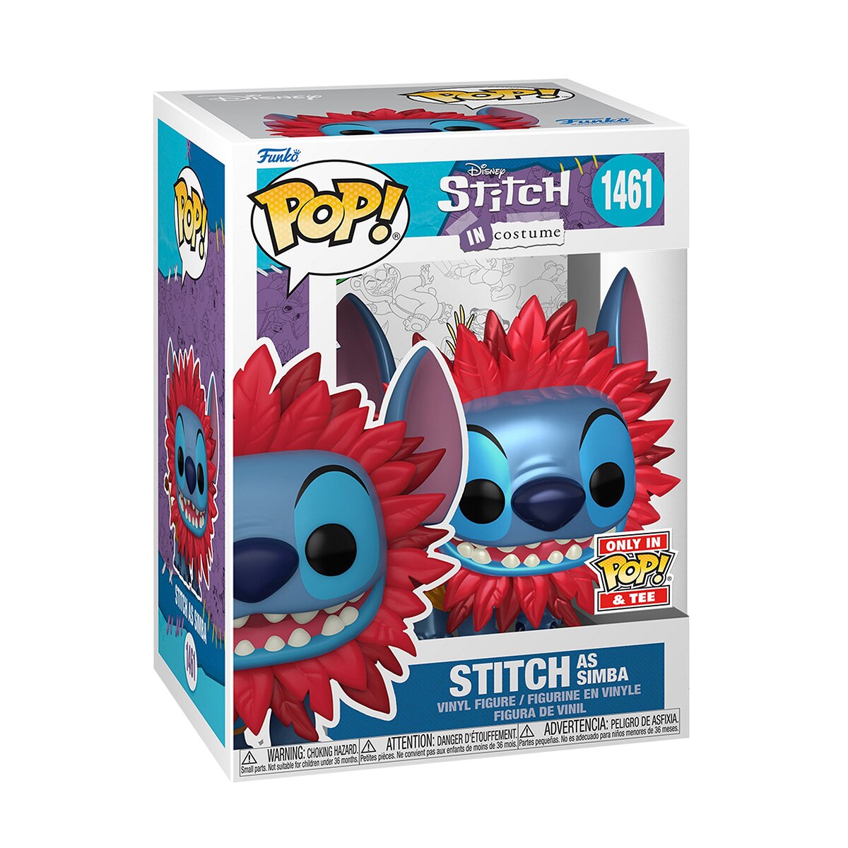 T-shirt Pop & Tee Simba Disney Lilo e Stitch 3