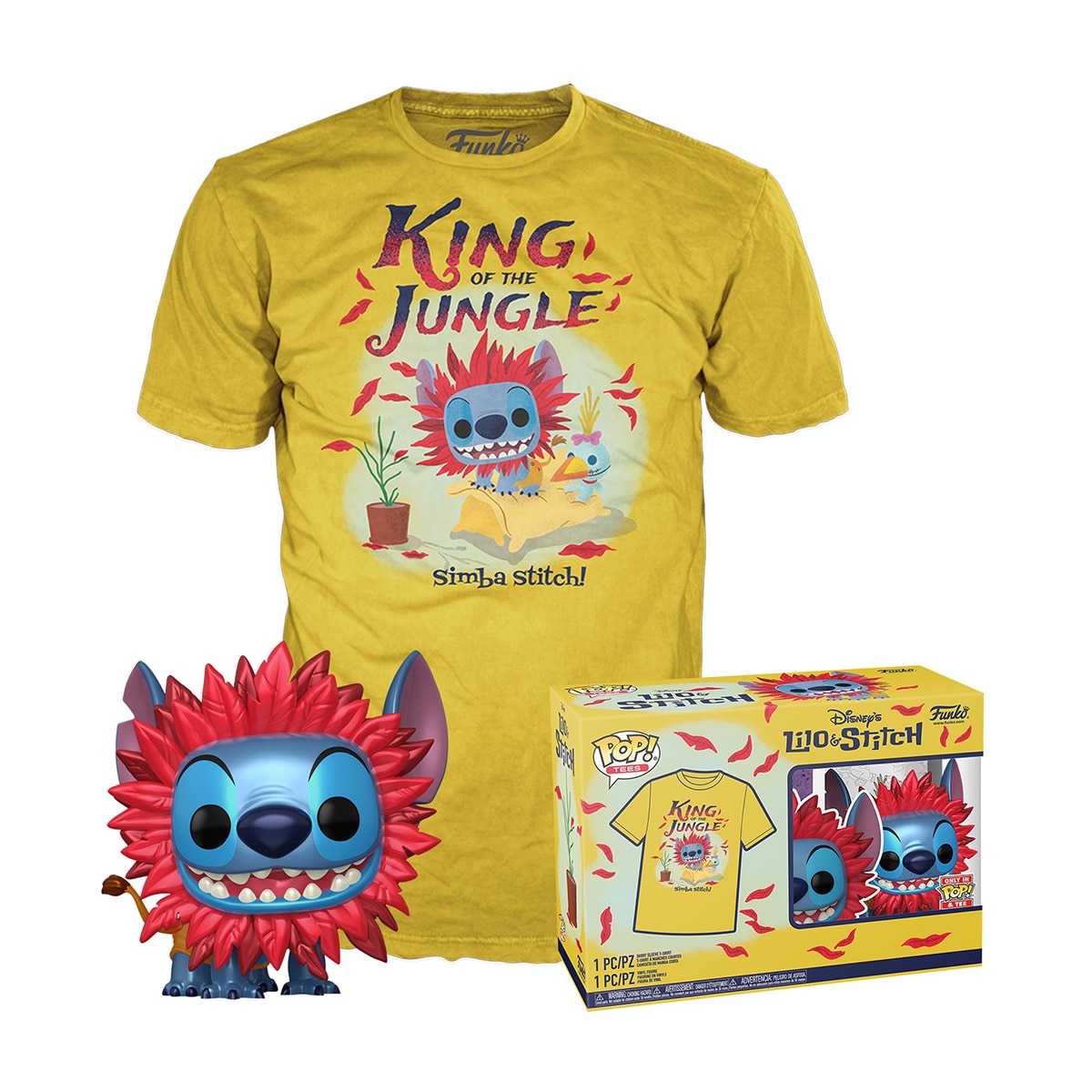 Imagem 0 de T-shirt Pop & Tee Simba Disney