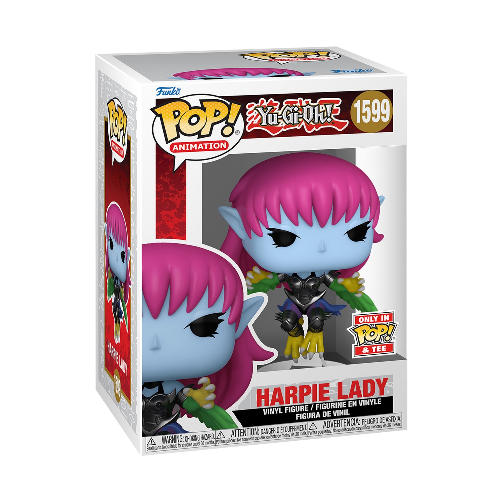 T-shirt Pop & Tee Cyber Harpie Lady YU-GI-OH! Funko 3