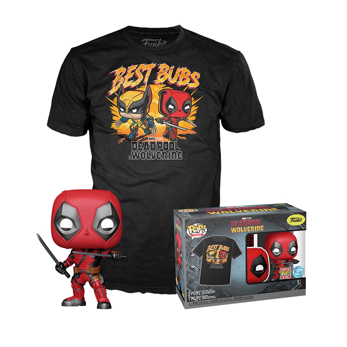 Imagem 0 de Conjunto de T-shirt Pop & Tee Deadpool Marvel