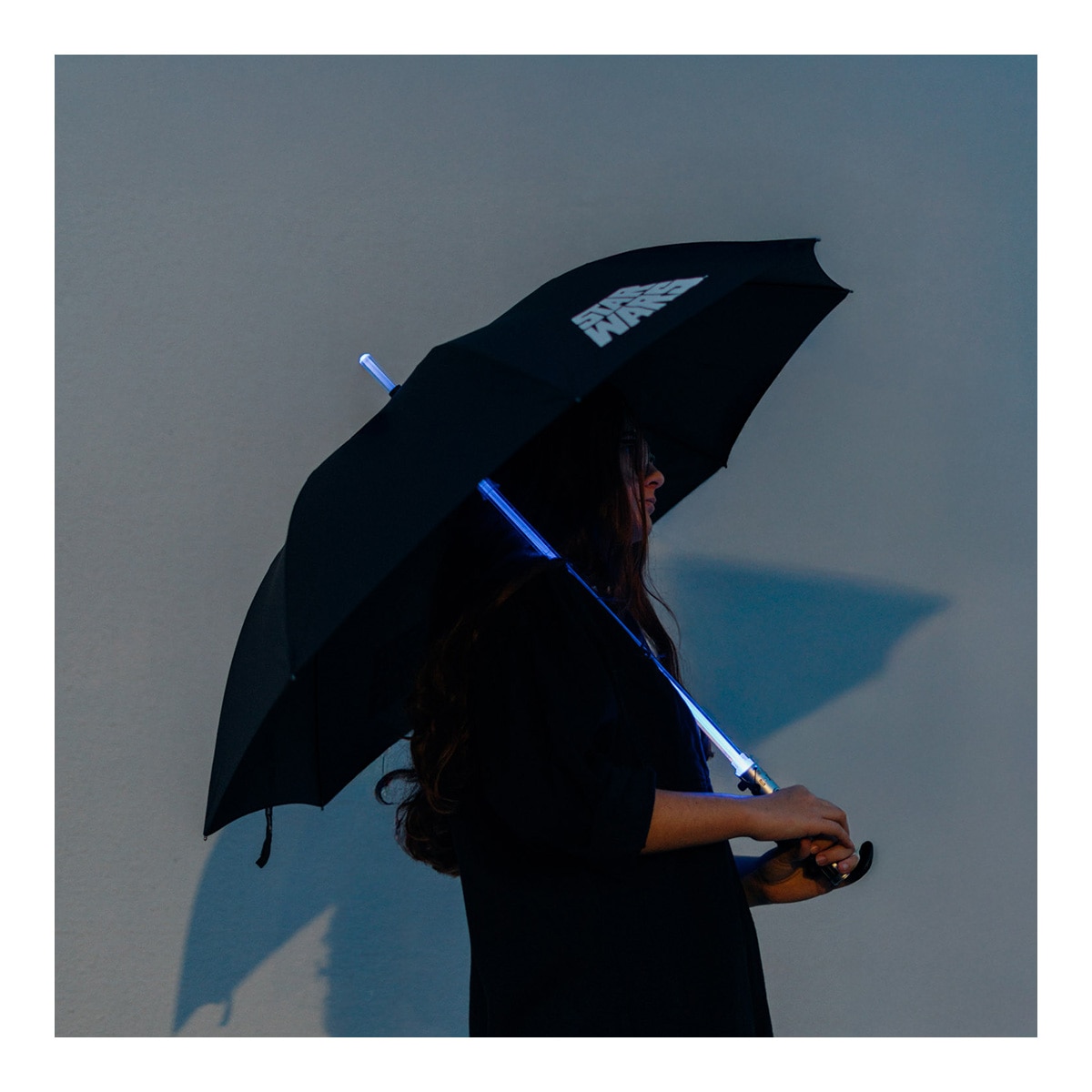 Guarda-Chuva Sabre de Luz Luke Skywalker Star Wars Preto-12