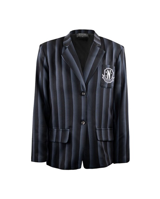 Blazer às Riscas Nevermore Wednesday 1