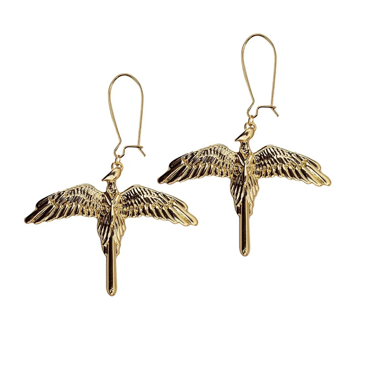 Imagem 0 de Brincos Fawkes Fénix Harry Potter