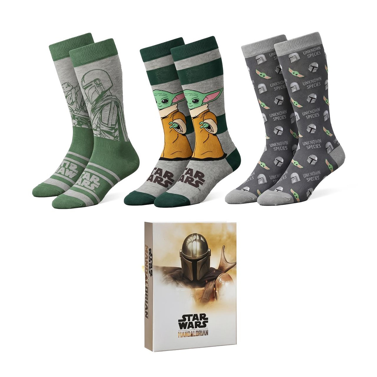 Imagem 0 de Caixa de 3 Pares de Meias Grogu Star Wars The Mandalorian