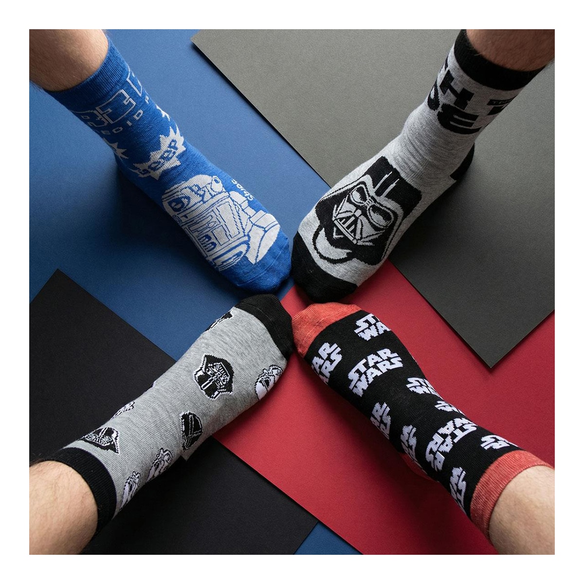 Caixa de 12 Pares de Meias Star Wars Multicolor-5