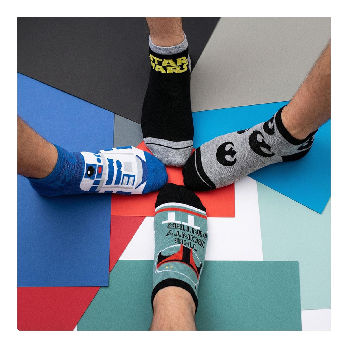 Caixa de 12 Pares de Meias Star Wars Multicolor-6