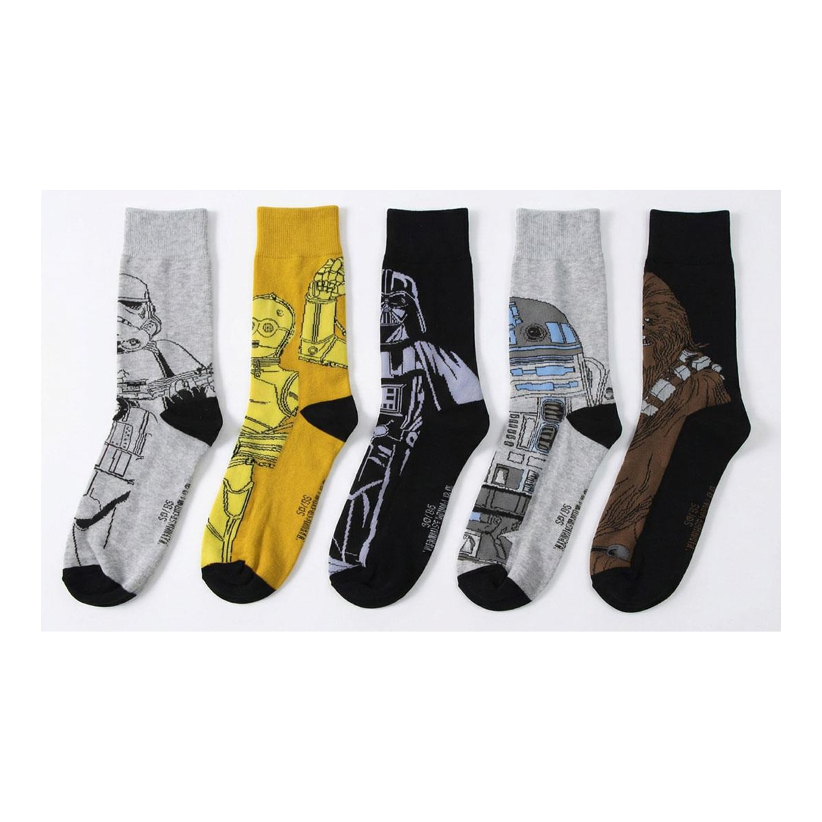 Caixa de 5 Pares de Meias Star Wars Multicolor-2