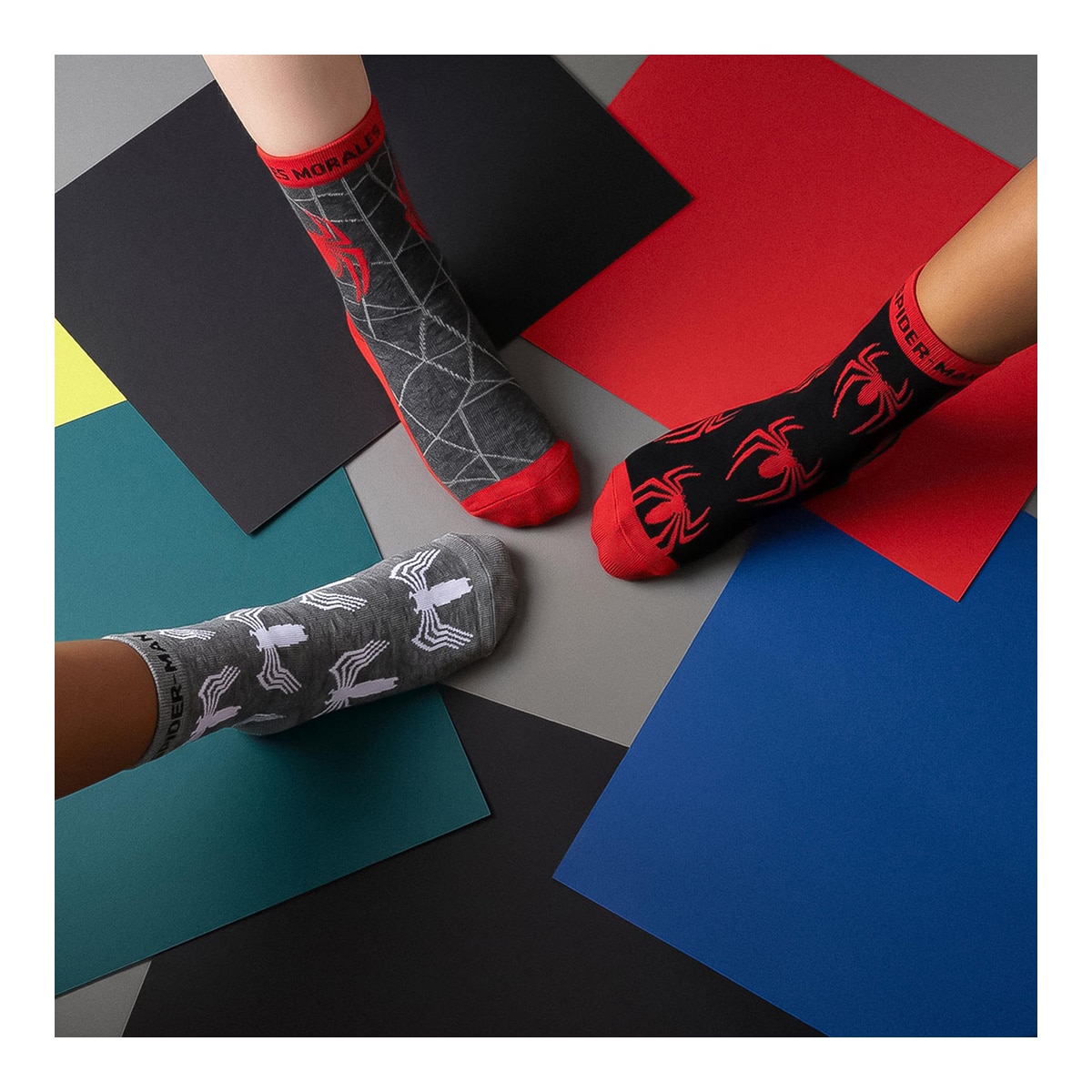 3 Pares de Meias Spiderman Marvel 6