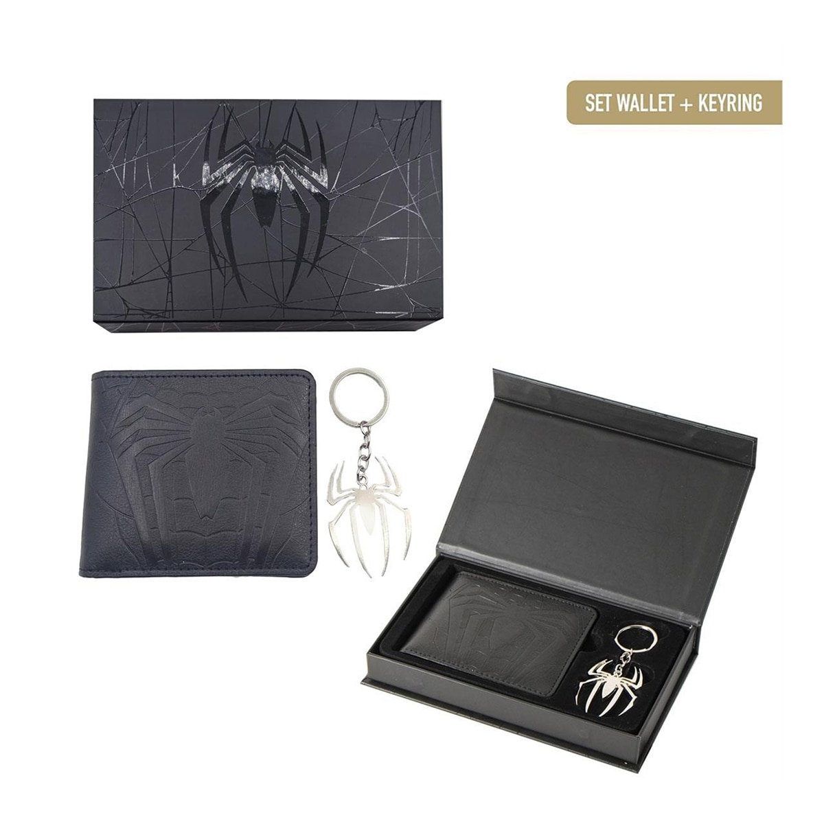 Imagem 0 de Conjunto de Presente Carteira Spiderman Marvel