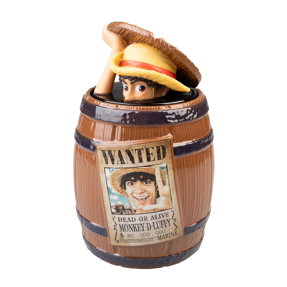 Imagem 0 de Galheteiro Barril Luffy Wanted One Piece