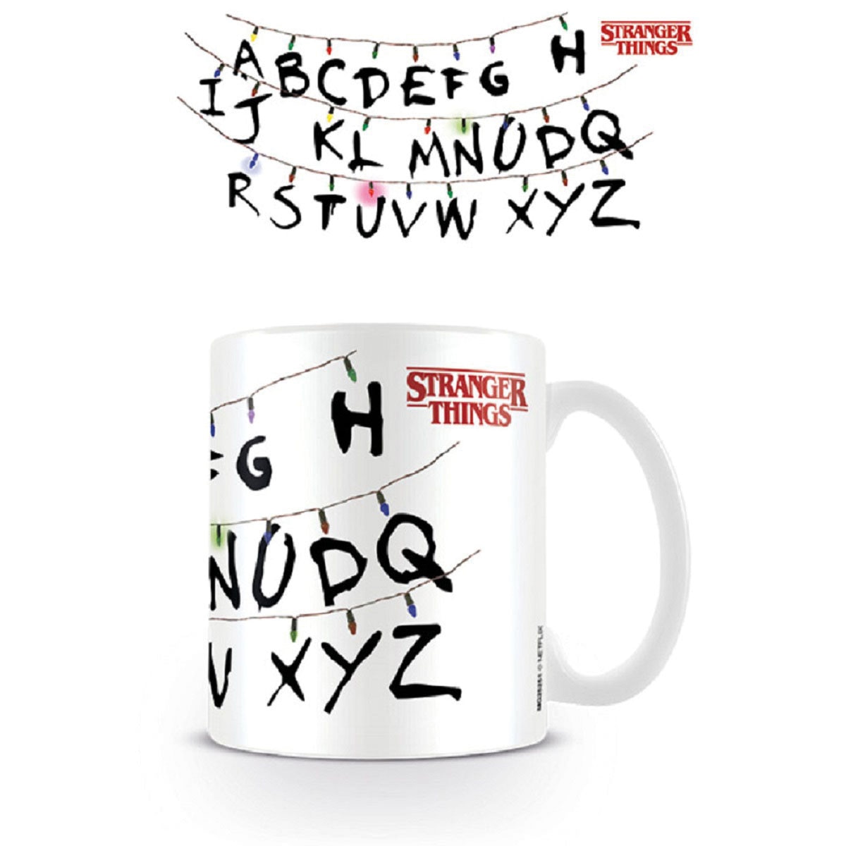 Imagem 0 de Caneca Stranger Things ABC Luzes de Natal