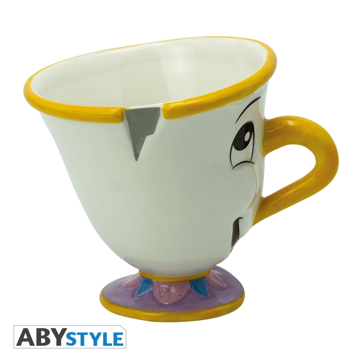 Caneca 3D Disney A Bela e o Monstro Chip Cerâmica 2