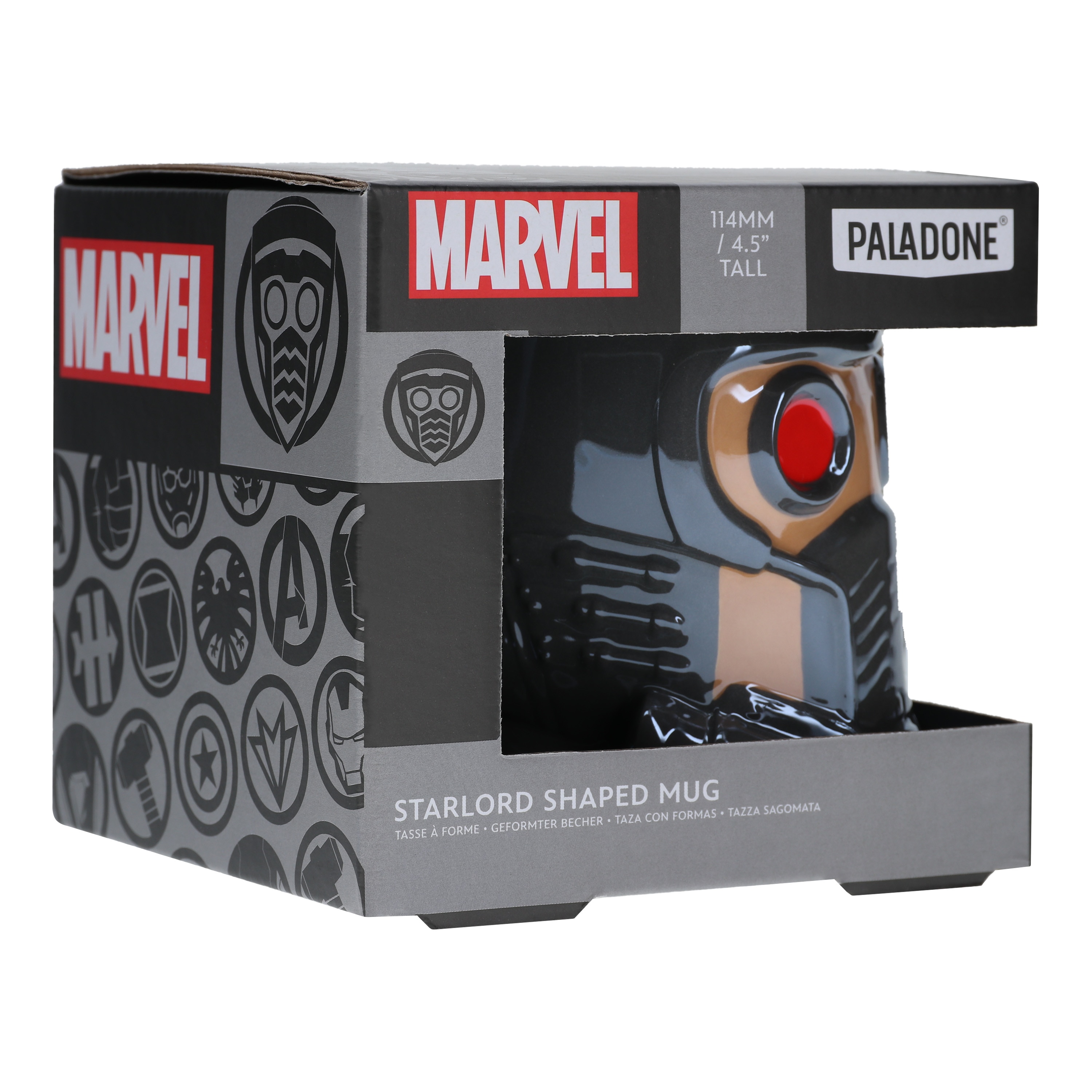 Chávena 3D Capacete Star-Lord Marvel Guardiães da Galáxia 4