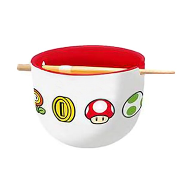 Bol ramen palillos Super Mario Stor