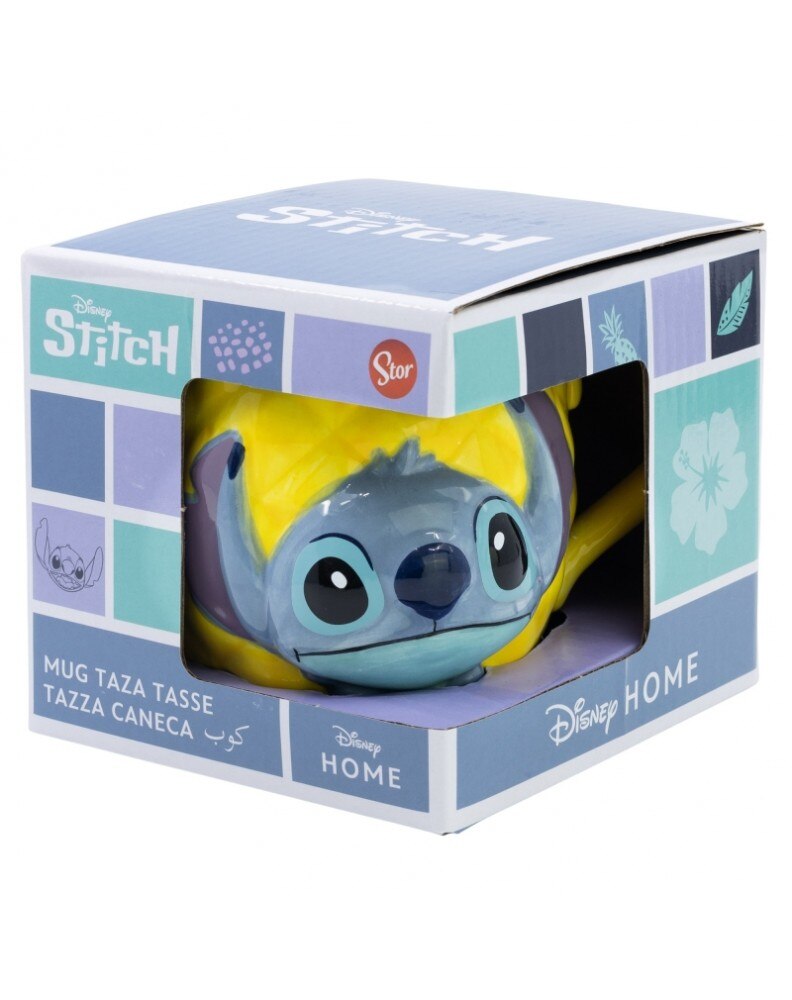 Caneca 3D Stitch Pineapple Lilo e Stitch Disney 3
