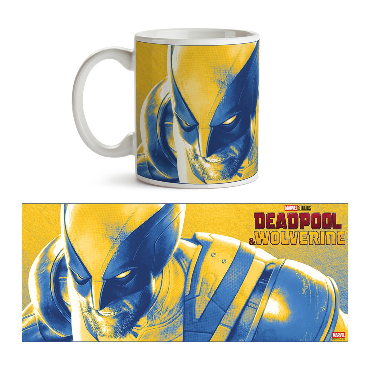 Caneca Cara Wolverine Deadpool 3 Marvel 1