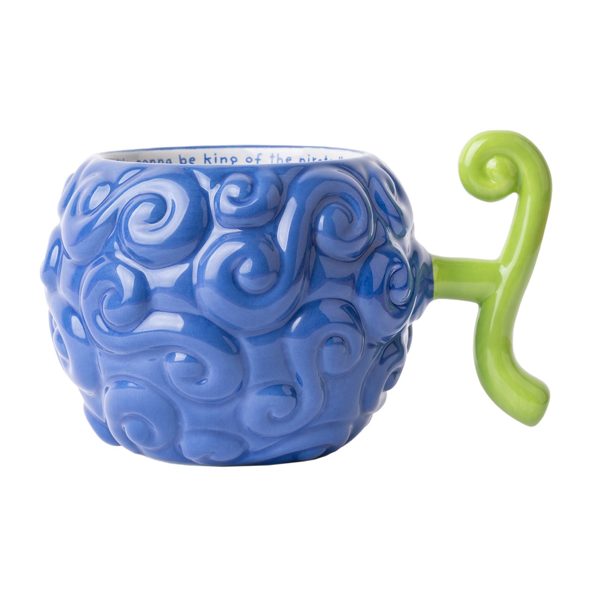 Caneca 3D Fruta Gum Gum One Piece Azul-2
