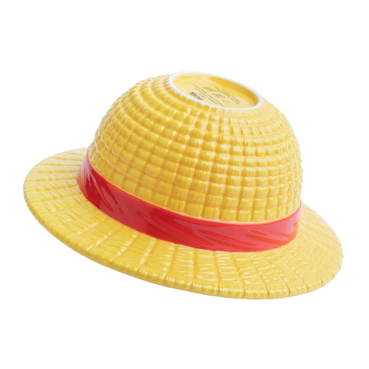 Tigela 3D Chapéu de Palha One Piece Amarelo-2