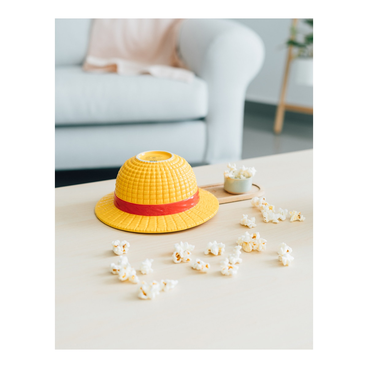 Tigela 3D Chapéu de Palha One Piece Amarelo-5