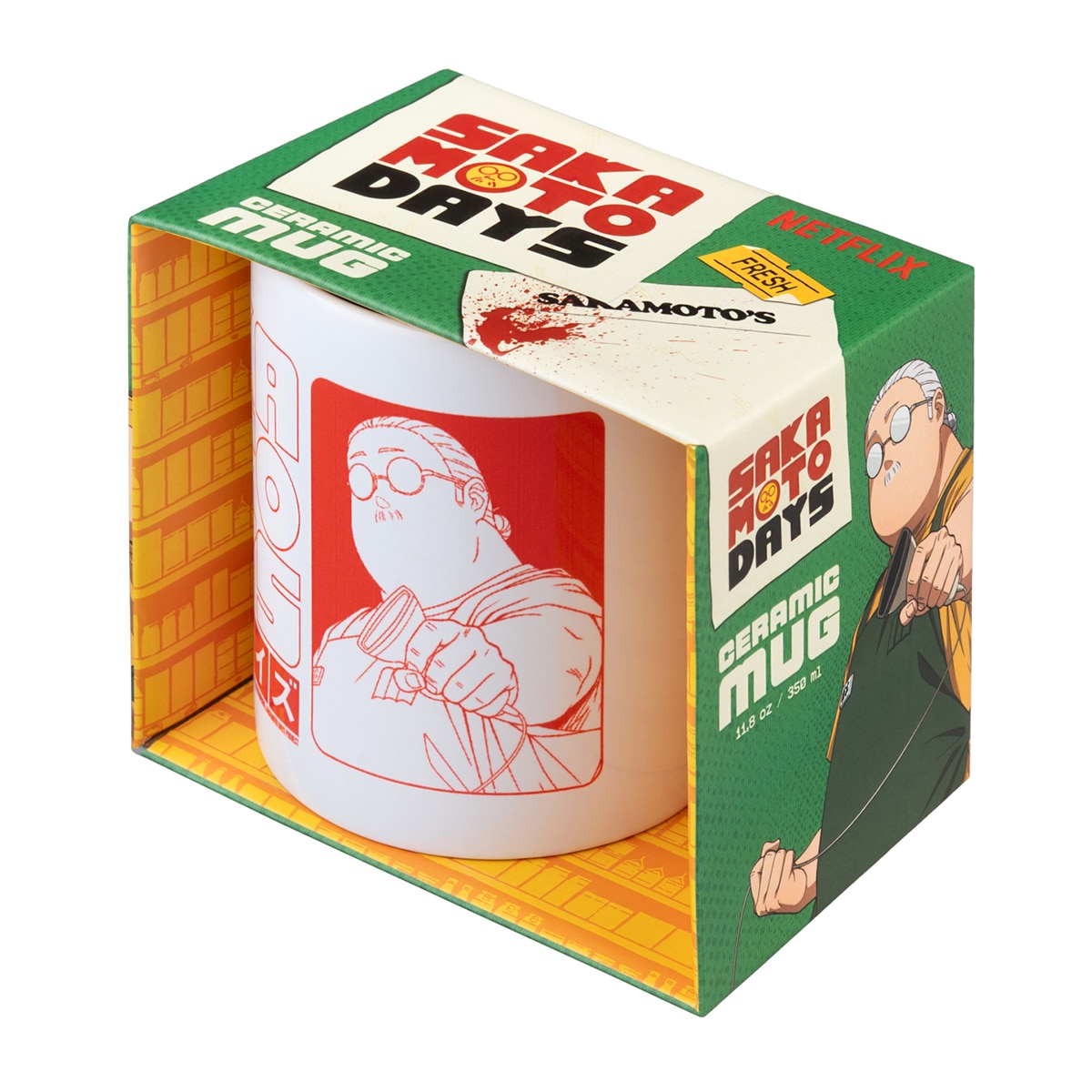 Caneca Sakamoto Days Branco-4