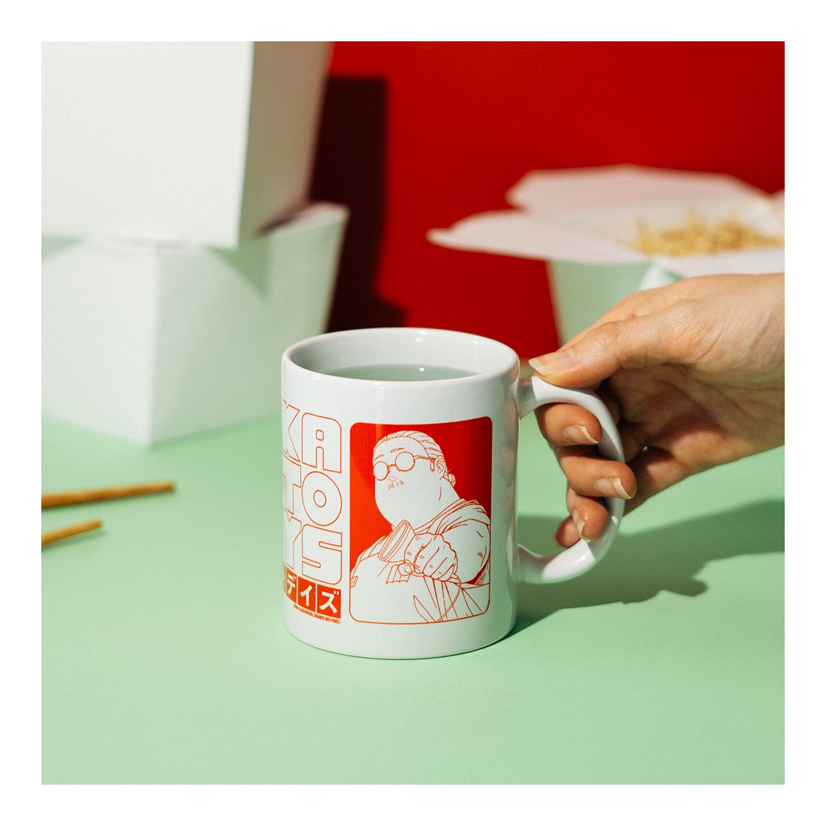 Caneca Sakamoto Days Branco-6