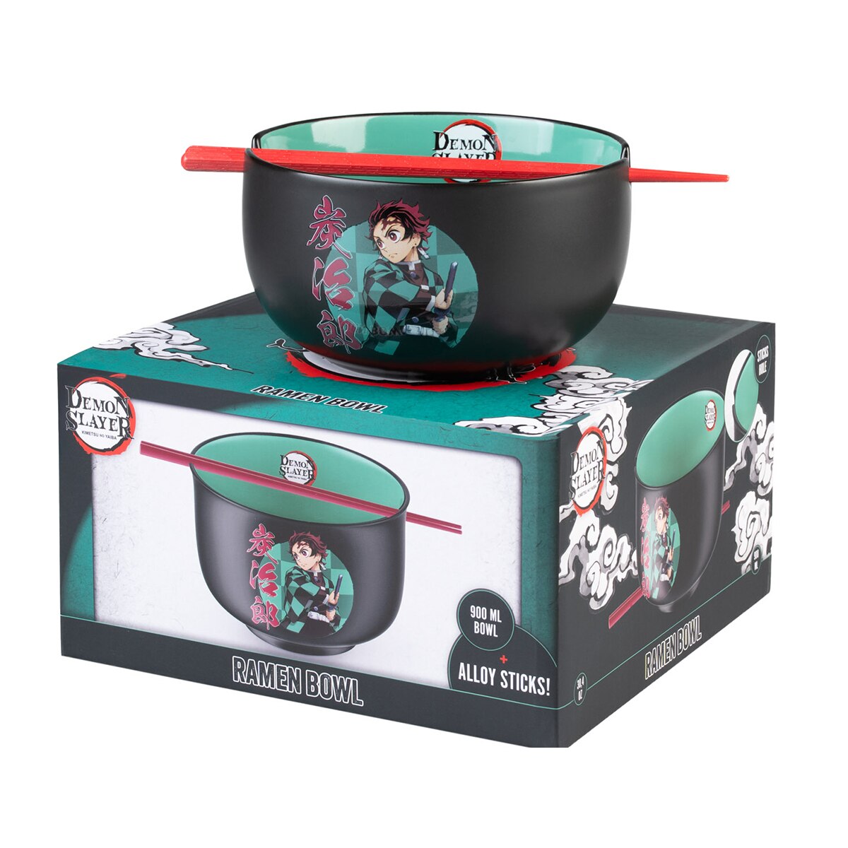 Bol Ramen con Palillos Demon Slayer Demon Slayer Grupo Erik Verde-3