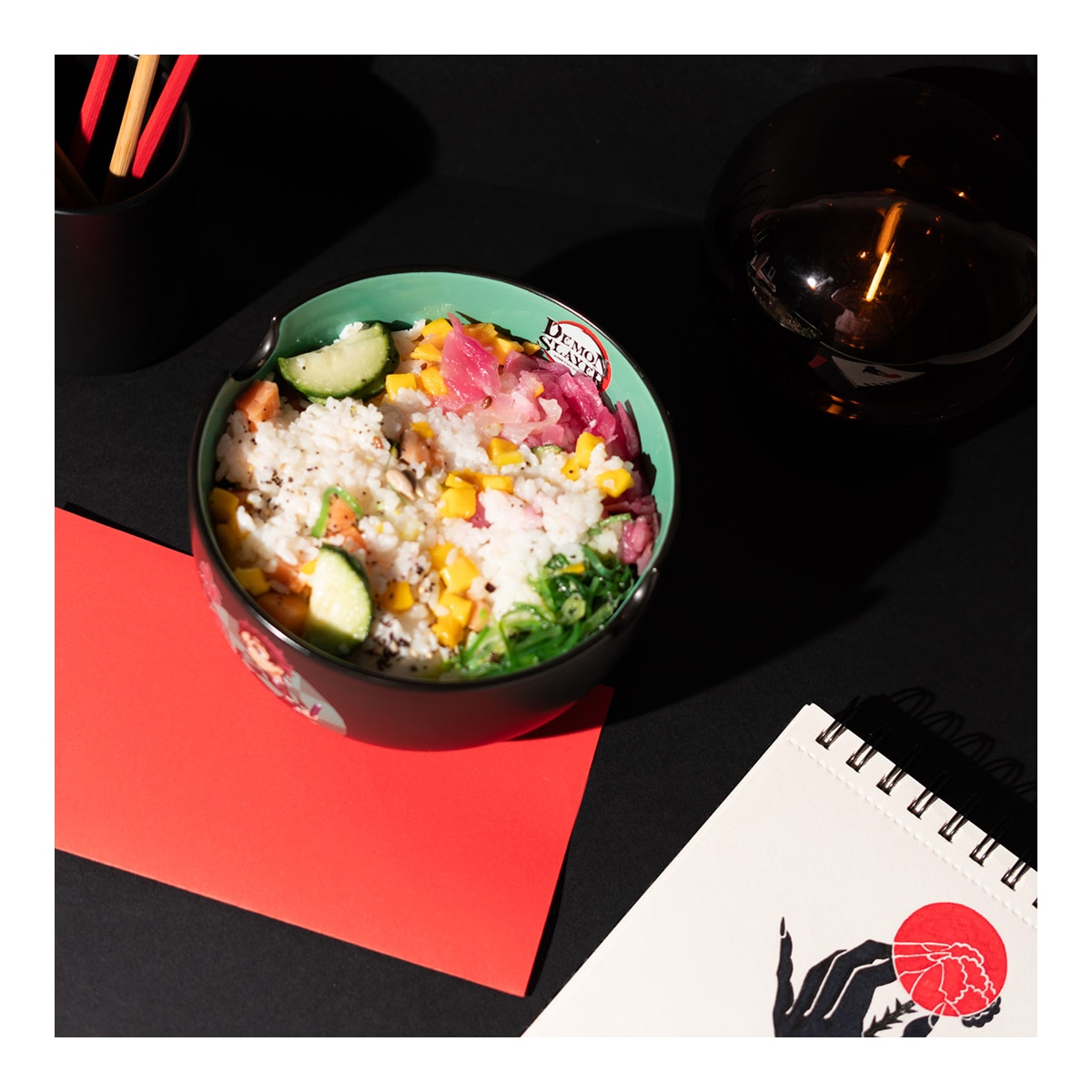 Bol Ramen con Palillos Demon Slayer Demon Slayer Grupo Erik Verde-6