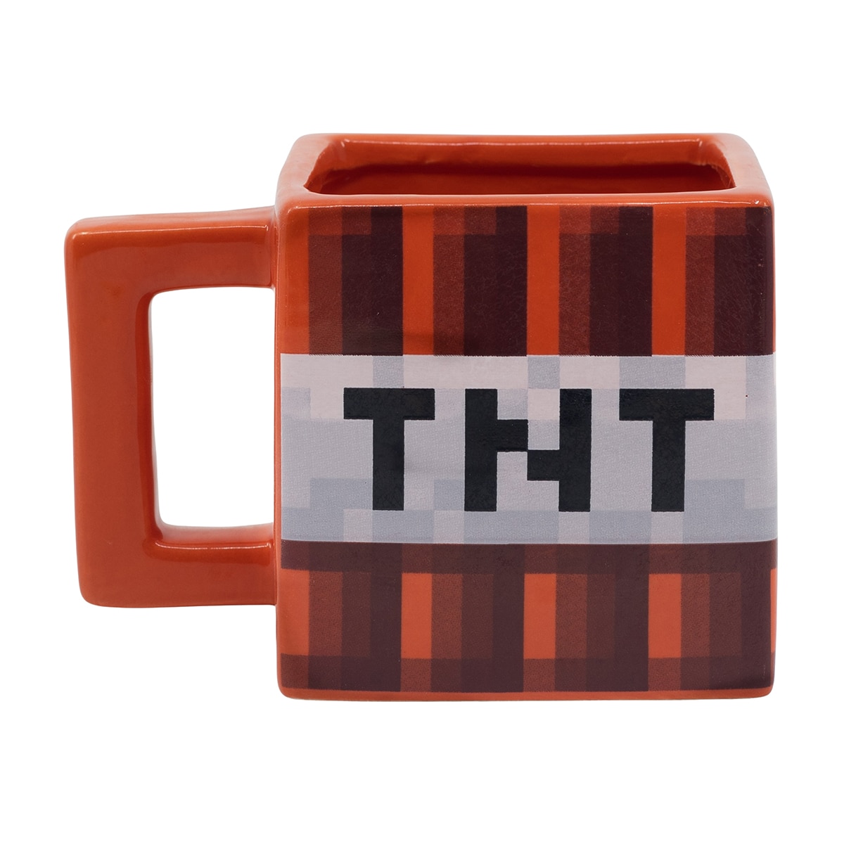 Caneca 3D TNT Minecraft Laranja-3