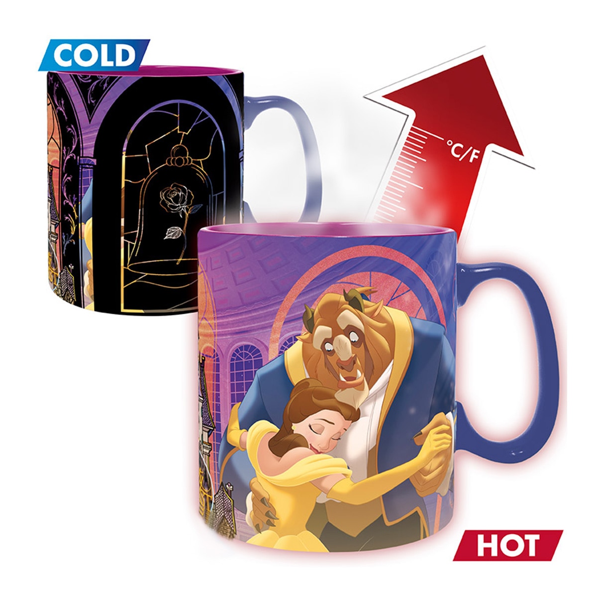 Imagem 0 de Caneca Térmica A Bela e o Monstro Disney