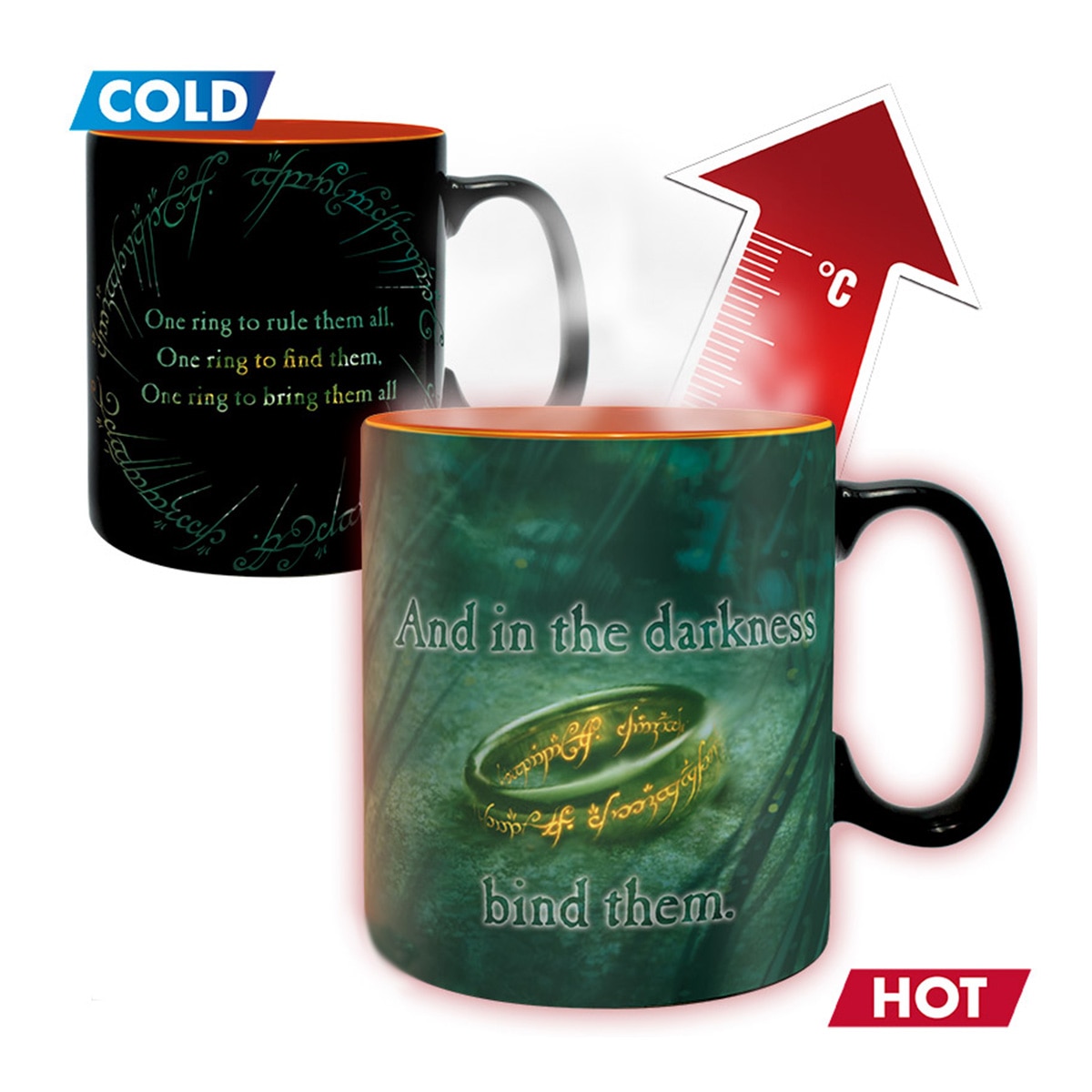 Imagem 0 de Caneca Térmica Anel Único O Senhor dos Anéis