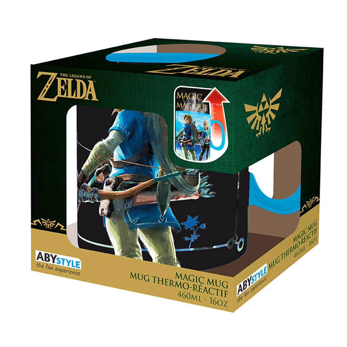 Caneca Térmica Zelda Breath of the Wild Preto-2