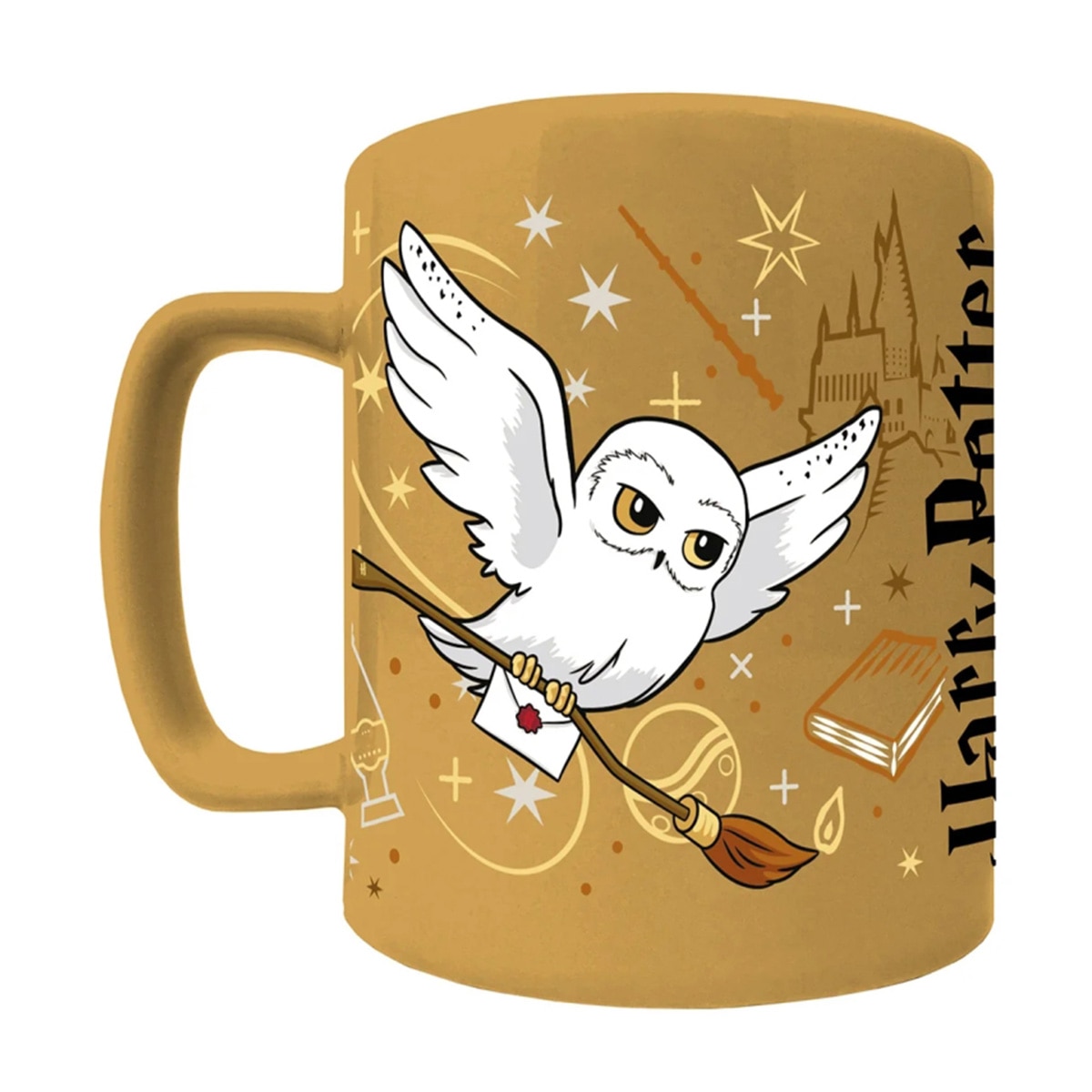 Caneca Peluche Hedwig Castanho-2