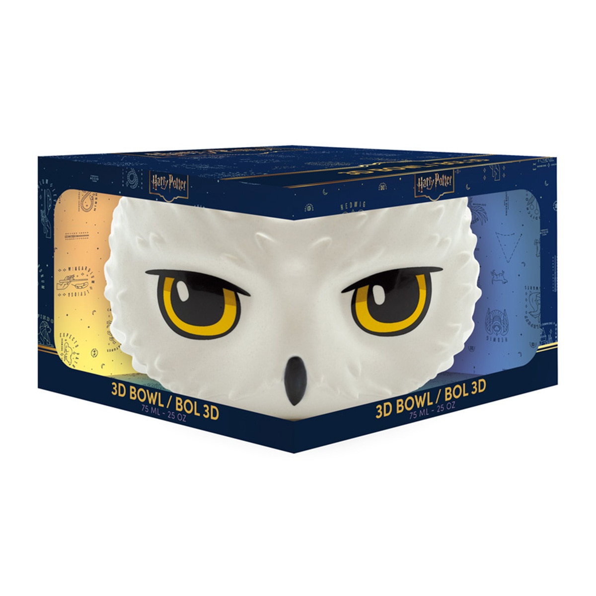 Tigela 3D Hedwig Harry Potter Branco-2
