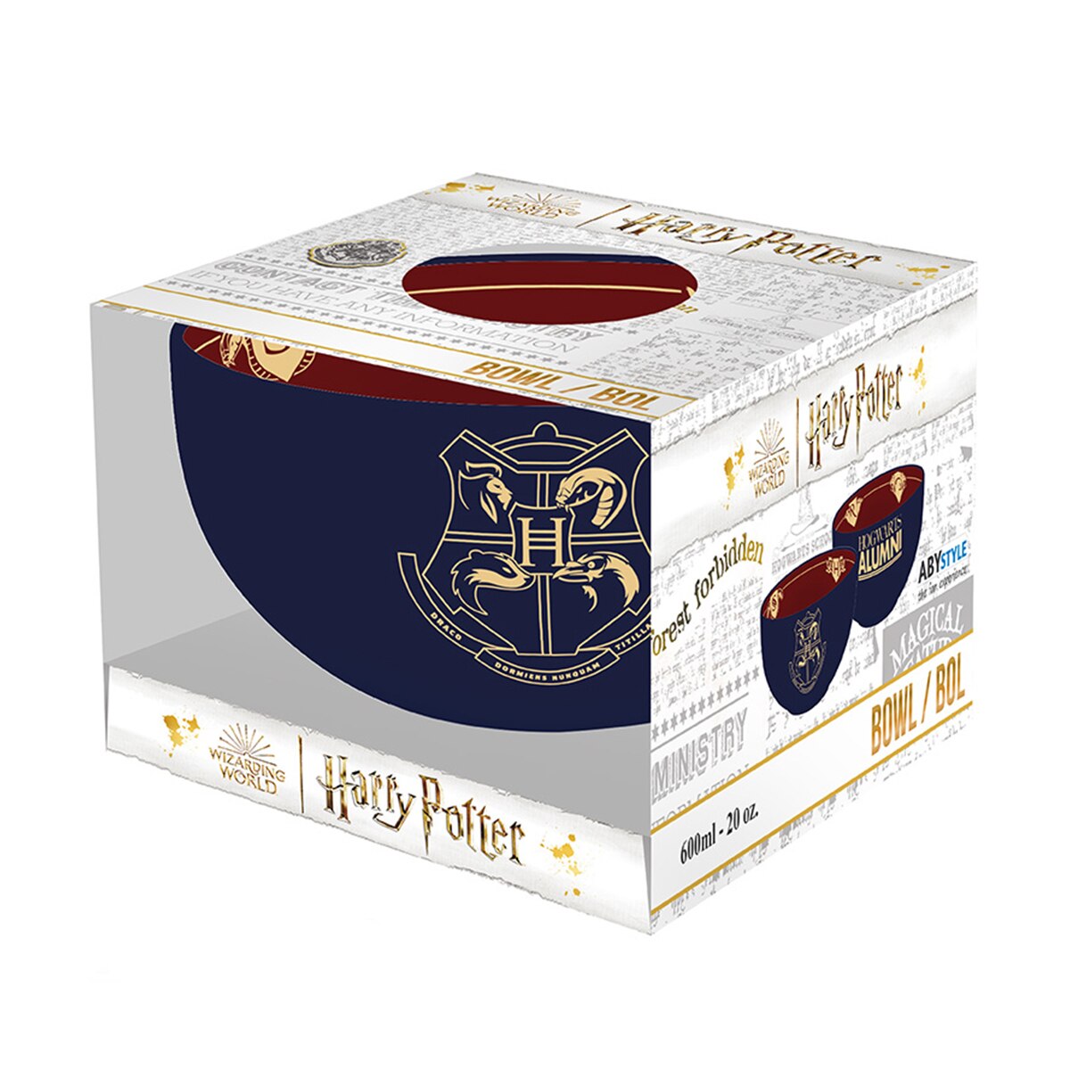 Tigela Hogwarts Alumni Harry Potter Azul-2