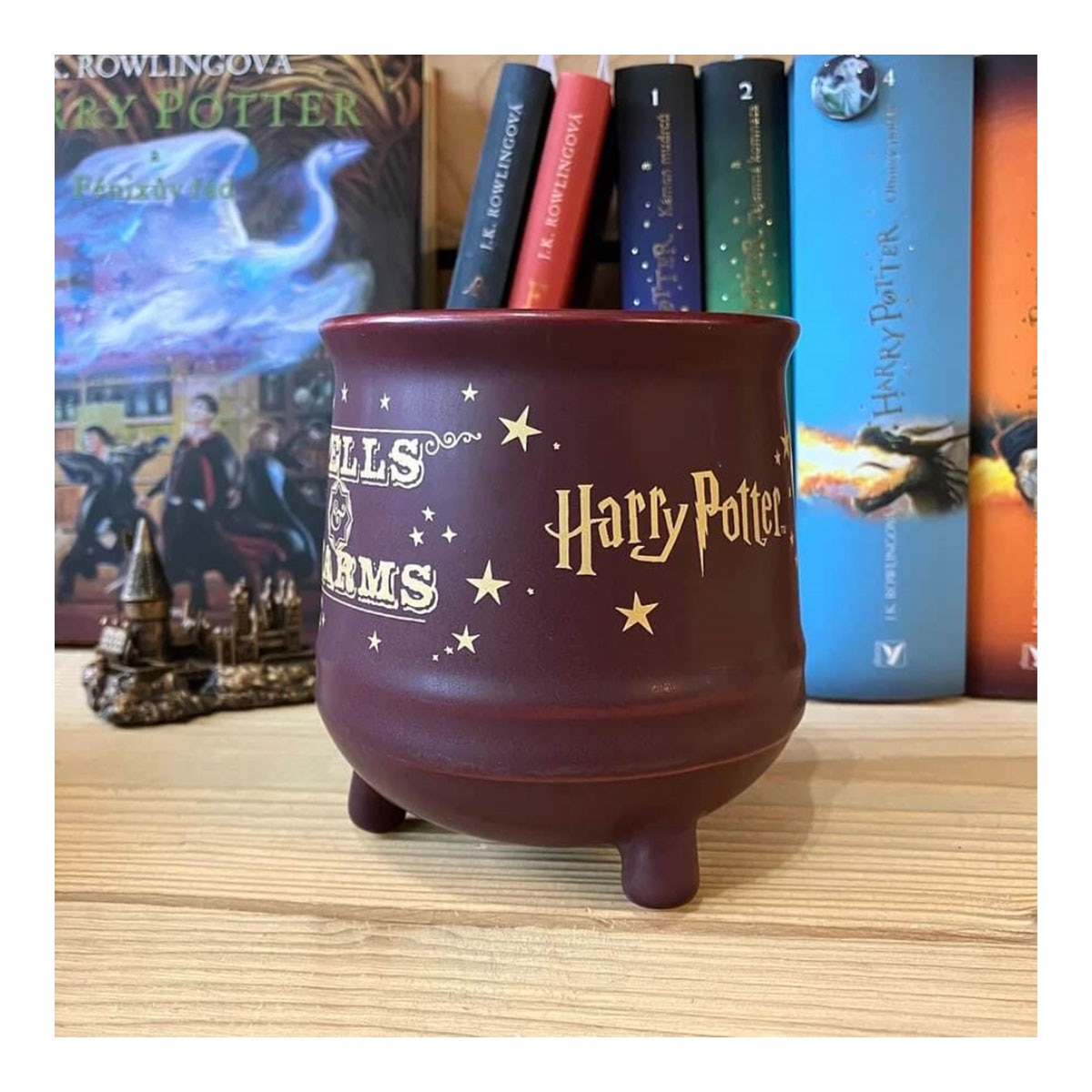 Caneca 3d Caldero Harry Potter Pyramid Grená-4